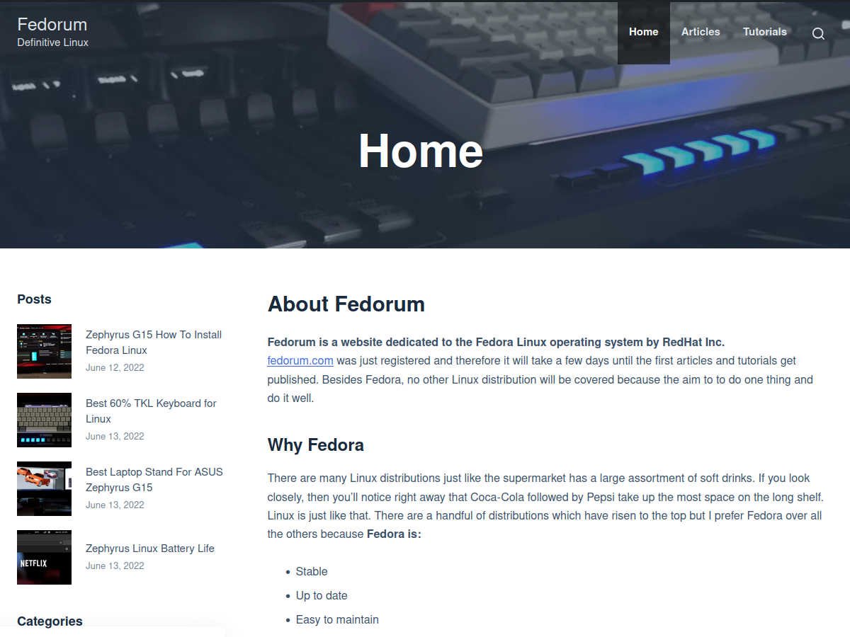 fedorum theme screenshot